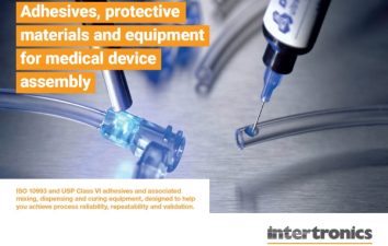 intertronics medical device assembly adhesives brochure