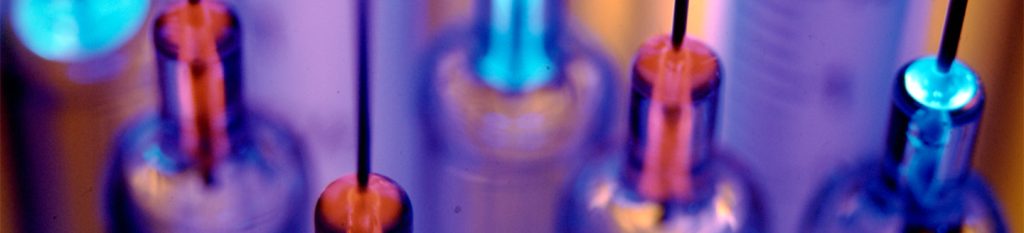fluorescencing adhesive needle bonding