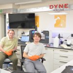 Roan with Conor during his work experience week