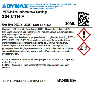 Example Dymax label before September 2025 TPO changes