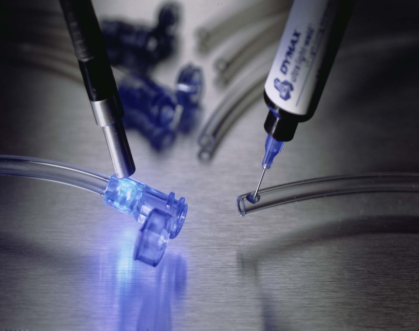 Dymax light curing medical device adhesives offer fast processing and curing.