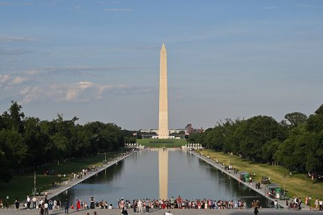 Lincoln Memorial Reflecting Pool after restoration, June 17, 2026