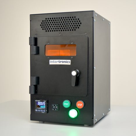 IUV301 LED UV Light Flood Curing Chamber Side View